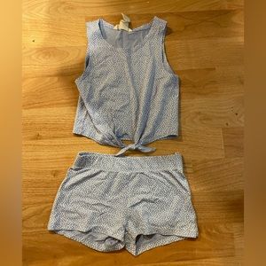 H&M toddler girl short set